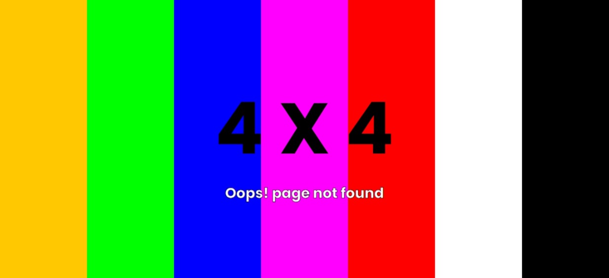 Page 404 TV Noise(Static)